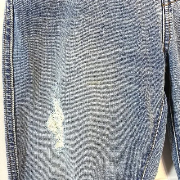 J. Crew Jeans 26 Regular Vintage Straight Slim Fit Cotton Medium Wash Distressed - Picture 10 of 12